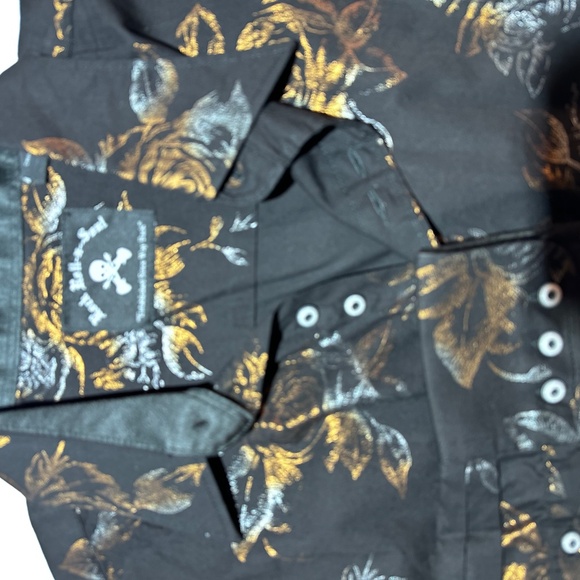 Night out shirt Rose on black - Picture 11 of 11